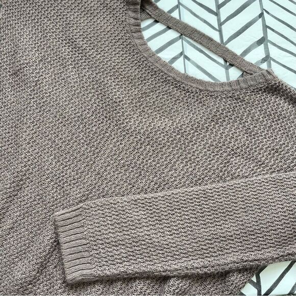 Dry Goods // Don't Ask Why Brown Knit Sweater - Picture 1 of 3